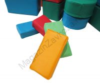 Детский конструктор из мягких модулей №4 (43 элемента)