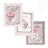 Набор полотенец из рогожки "Прованс" (3шт.)