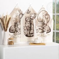 Набор полотенец из рогожки "Ностальгия" (3шт.)