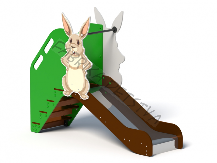 Горка "Зайка" мини тип 2