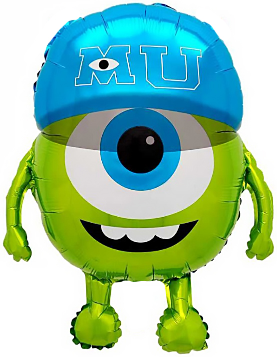 Монстрик Майк шар фигурный фольгированный с гелием