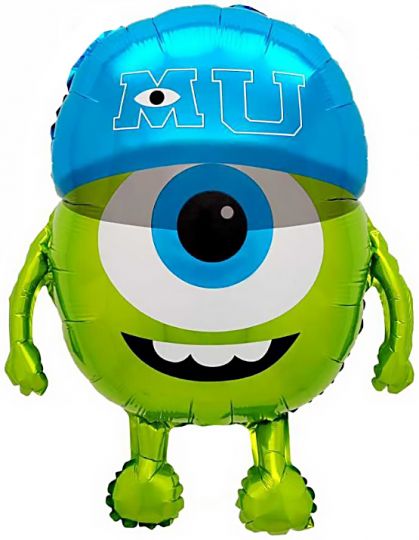 Монстрик Майк шар фигурный фольгированный с гелием