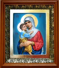 Икона Взыскание погибших в киоте с басмой Виноградная Лоза (UV-печать)(30181)