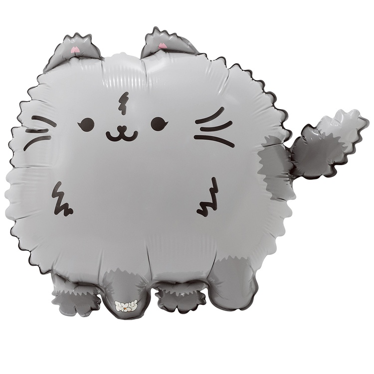 ПушМяу 2 фигурный шар фольгированный с гелием