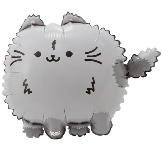 ПушМяу 2 фигурный шар фольгированный с гелием