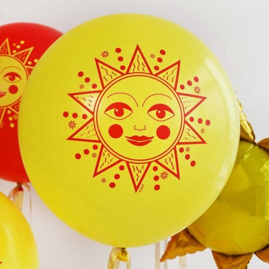 Масленичный шар 55 см с гелием