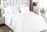 Поплин 2-х спальный [в ассортименте] Премиум ПЭлит-101 белый постельное белье