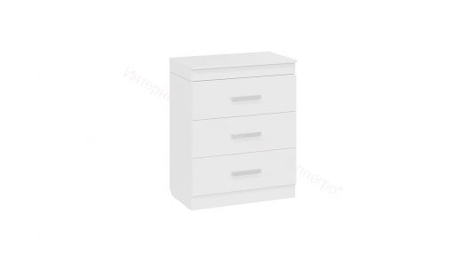 Комод со встроенной гладильной доской Белый Ясень