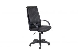 Кресло АРТАКС, мех. качания, кож.зам черный