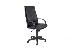 Кресло АРТАКС, мех. качания, кож.зам черный