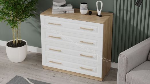 Комод «Сэнди» - 211.001.000 Вяз благородный, Белый