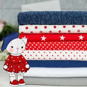 Набор Мартовская кошечка (сине-красный)