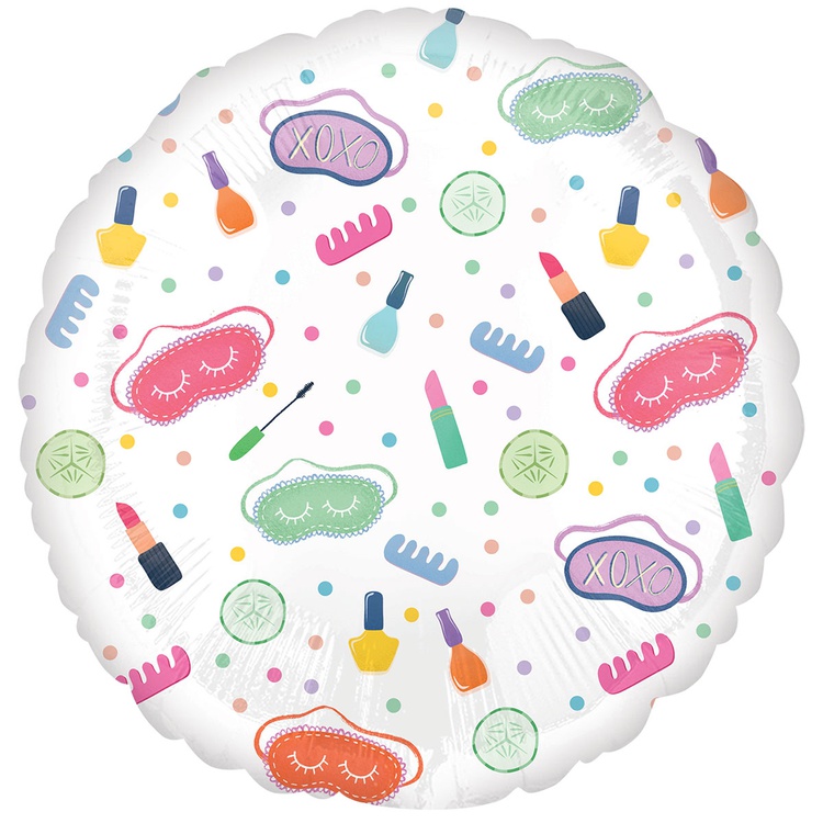 СПА вечеринка круглый шар фольгированный с гелием