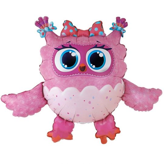 Совушка Соня шар фигурный фольгированный с гелием