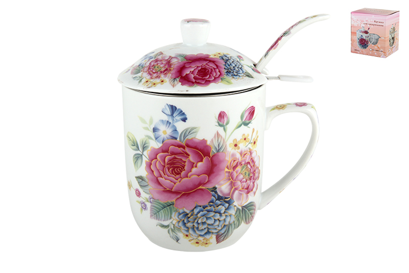 Кружка для заваривания 300мл Пионы (Копировать)