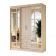 Шкаф-купе "Маэстро" (ш1700*г600*в2200мм) ясень белый