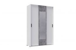 ЛЮЧИЯ Шкаф-купе (ш1400*г580*в2200мм),Белый/Белый-Ателье светлое