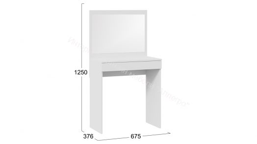 Стол туалетный «Никки» Тип 1 Белый Ясень
