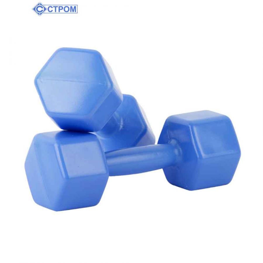 Гантели пластмассовые 1,1кг (2 шт.) пустые