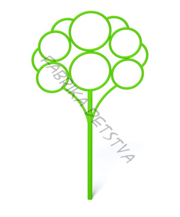 Мишень "Деревце" металлическое