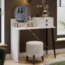 Стол туалетный «Стилтон» Тип 1 Белый, Черный муар