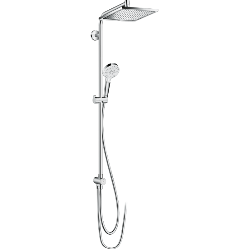 Душевая система Hansgrohe Crometta Showerpipe Reno EcoSmart, без смесителя, хром 27289000