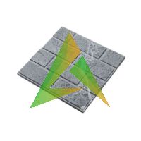 Плитка талькохлорит старый город 300*300*10 мм