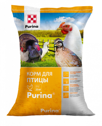 Комбикорм для перепелов «Кладка» Purina, 25 кг