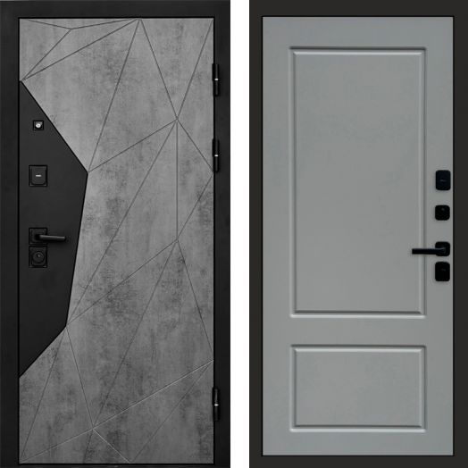 Входная дверь Termo-door Авангард Бетон - Марсель Грей софт