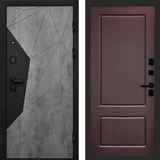 Входная дверь Termo-door Авангард Бетон - Марсель Шоколад