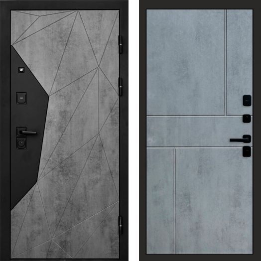 Входная дверь Termo-door Авангард Бетон - Горизонт Бетон темный