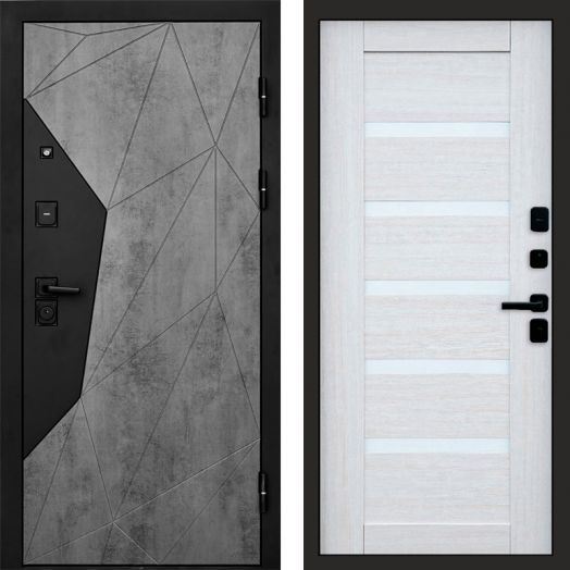 Входная дверь Termo-door Авангард Бетон - Царга Лиственница