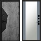 Входная дверь Termo-door Авангард Бетон - Зеркало Грей софт