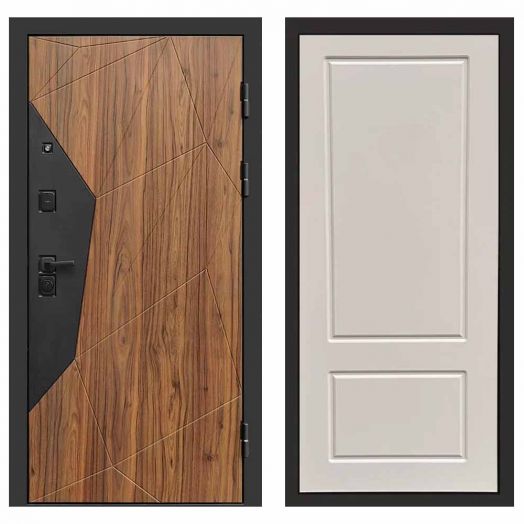 Входная дверь Termo-door Авангард Дуб каньон - Марсель Слоновая кость