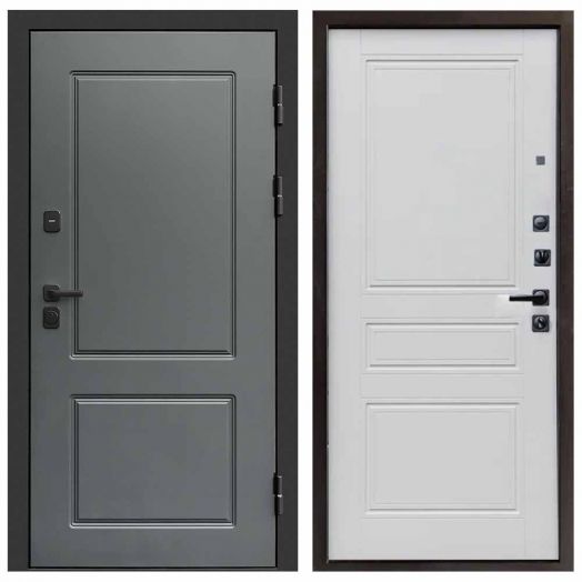 Входная дверь Termo-door Верона Грей - Классик Белый софт