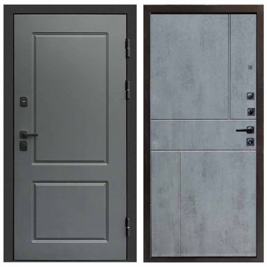 Входная дверь Termo-door Верона Грей - Горизонт Бетон темный