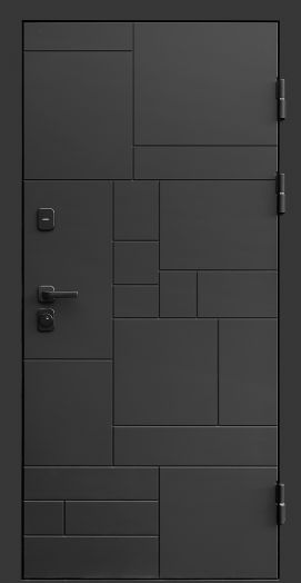 Входная дверь Termo-door Квадро Black - Мастино Дуб