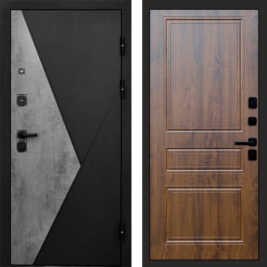 Входная дверь Termo-door Матрикс Бетон - Классика Дуб