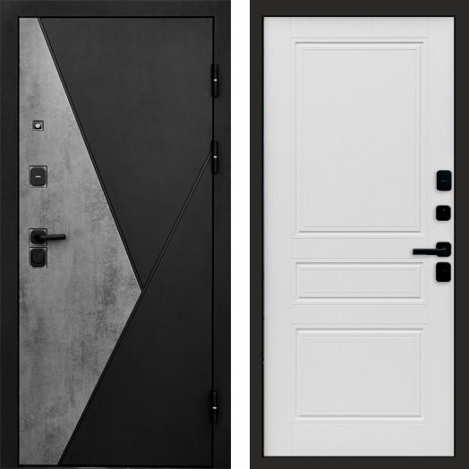 Входная дверь Termo-door Матрикс Бетон - Классика Лиственница