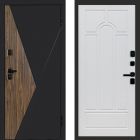 Входная дверь Termo-door Матрикс Дуб - Арка Белое дерево