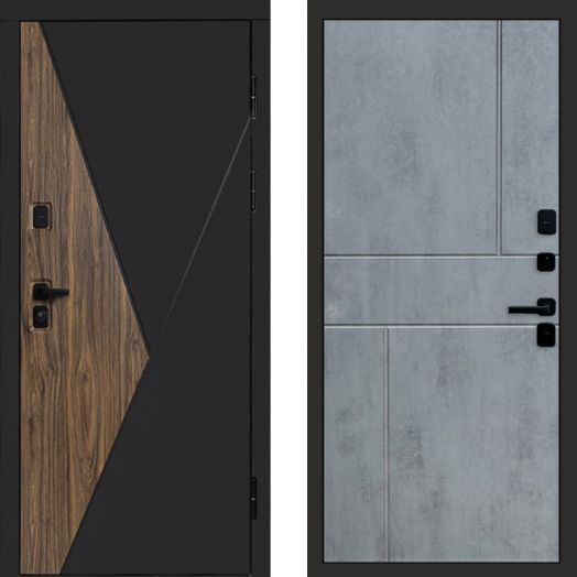 Входная дверь Termo-door Матрикс Дуб - Горизонт Бетон темный