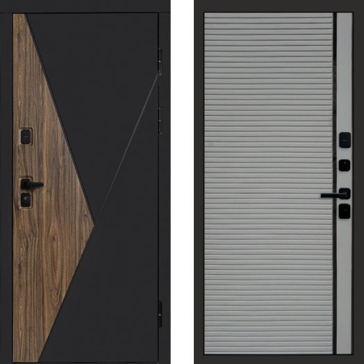 Входная дверь Termo-door Матрикс Дуб - Porte Грей софт