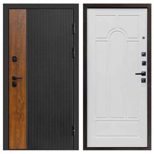 Входная дверь Termo-door Престиж - Арка Белое дерево