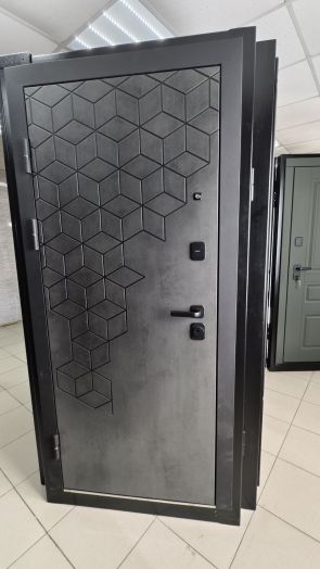 Входная дверь Termo-door Спейс Бетон патина - Лион Дуб