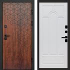 Входная дверь Termo-door Спейс Дуб патина - Арка Белое дерево