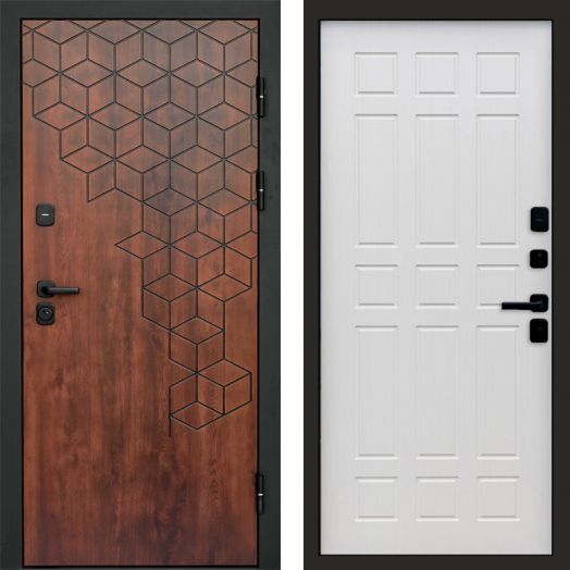 Входная дверь Termo-door Спейс Дуб патина - Спарта Лиственница