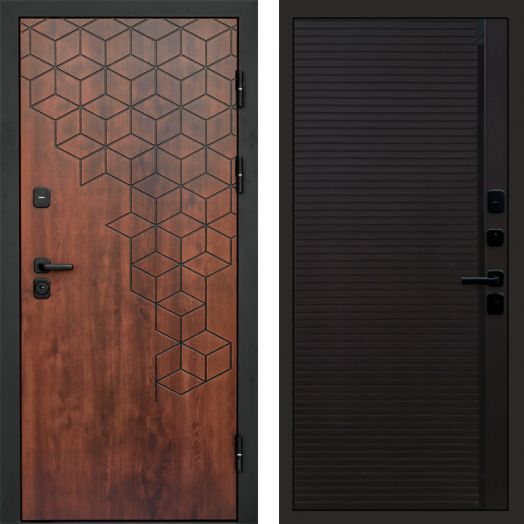 Входная дверь Termo-door Спейс Дуб патина - Porte black