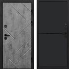 Входная дверь Termo-door Стоун Бетон - Нео Black