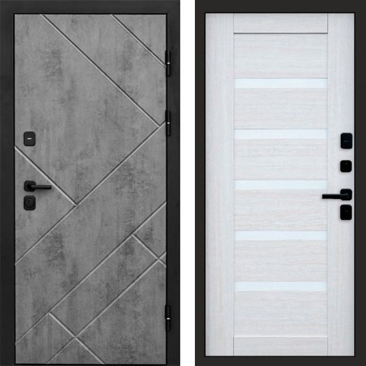 Входная дверь Termo-door Стоун Бетон - Царга Лиственница