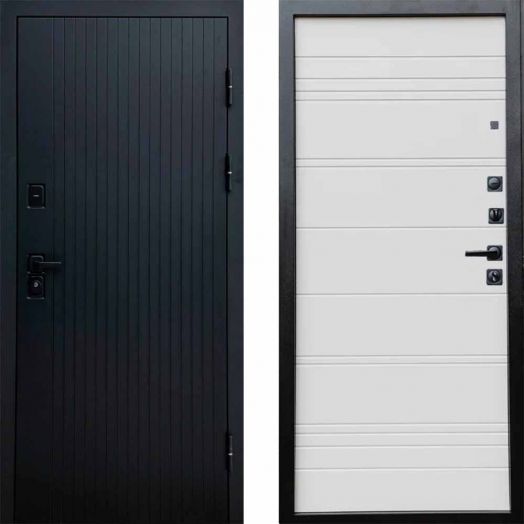Входная дверь Termo-door Твист Black style - White Line